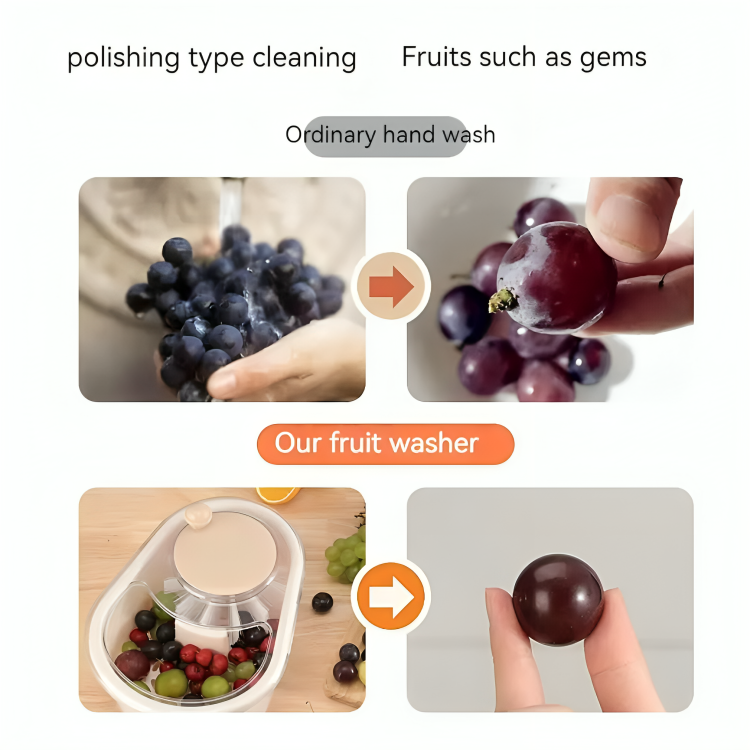 SpinFresh⹠| Det snabbaste sÀttet att rengöra din frukt och dina grönsaker!
