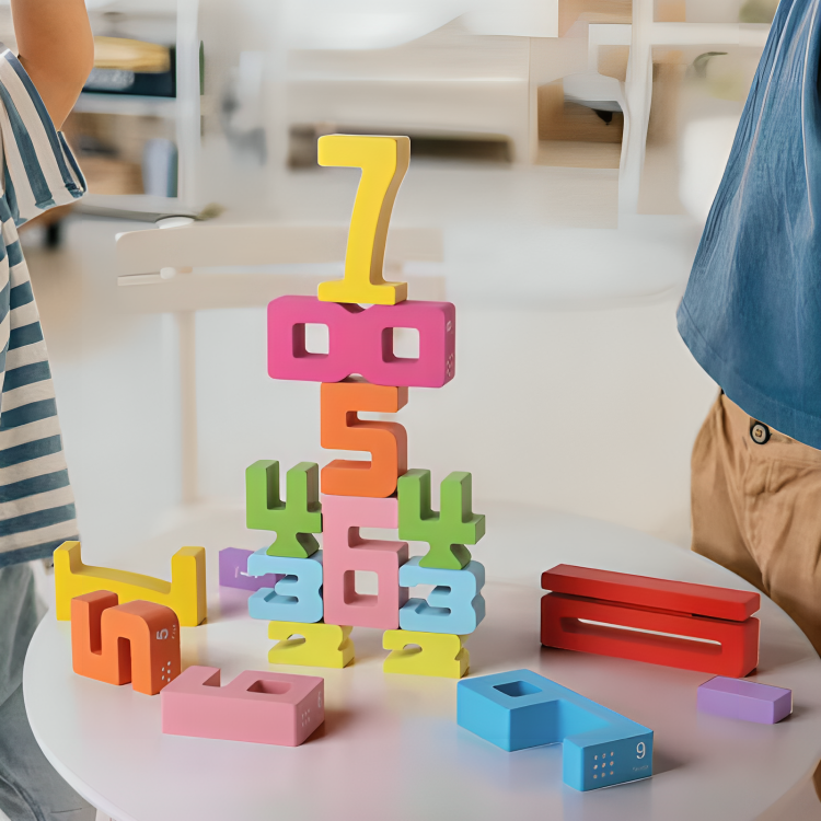 TILLFĂLLIGT 50% RABATT | FunDigitsâą | LĂ€r ut rĂ€kning och addition genom att stapla!