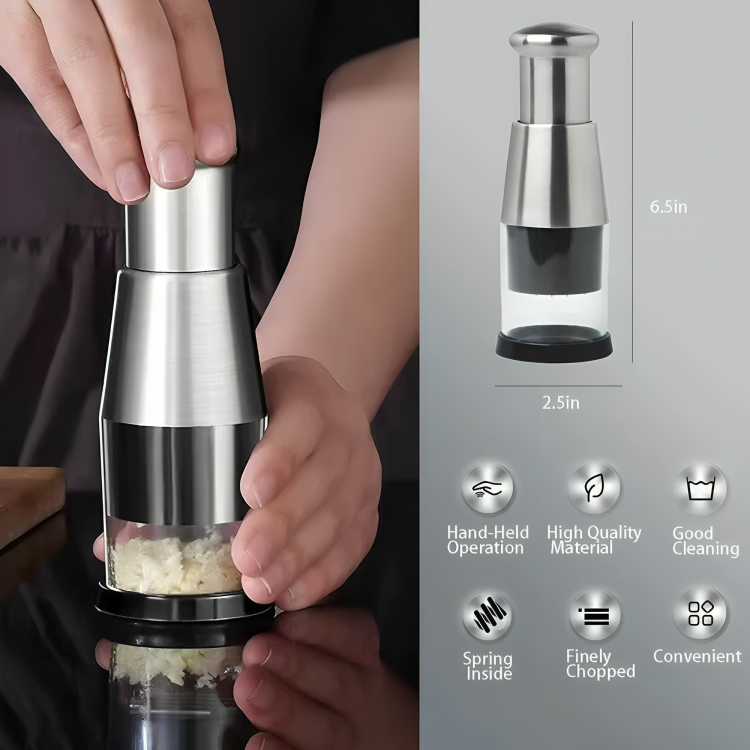 TILLFĂLLIGT 50% RABATT | ChopPressâą | Smidig, luktfri mĂ„ltidsförberedelse pĂ„ bara nĂ„gra sekunder!