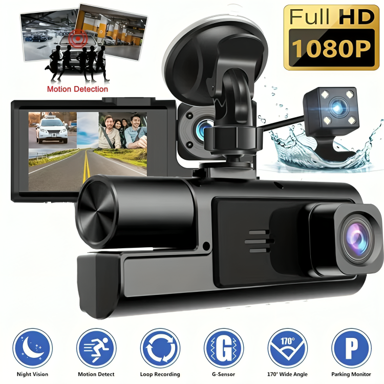 TILLFĂLLIGT 50% RABATT | View360âą | Kör sĂ€kert med videoinspelning i full surround!