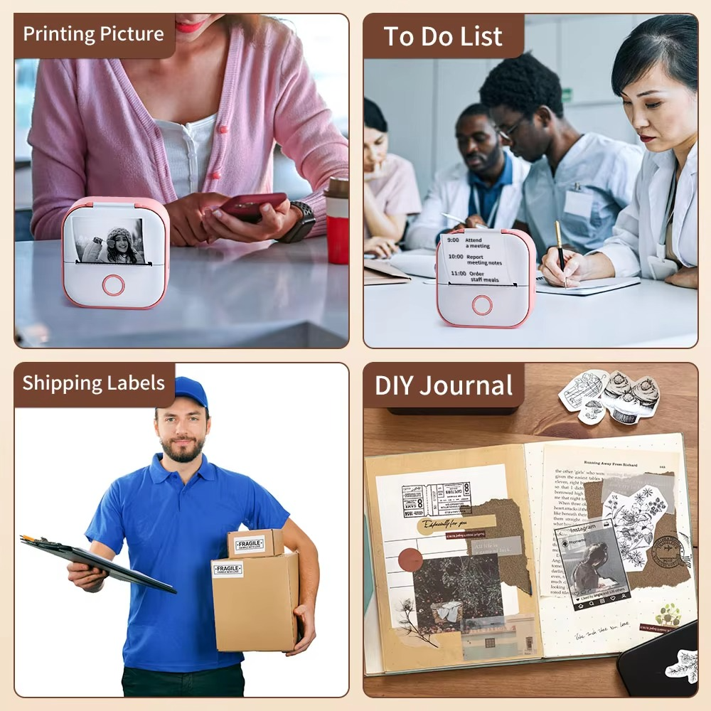 TILLFĂLLIGT 50% RABATT | PortaPrintâą | Skriv ut anteckningar och etiketter i en handvĂ€ndning!