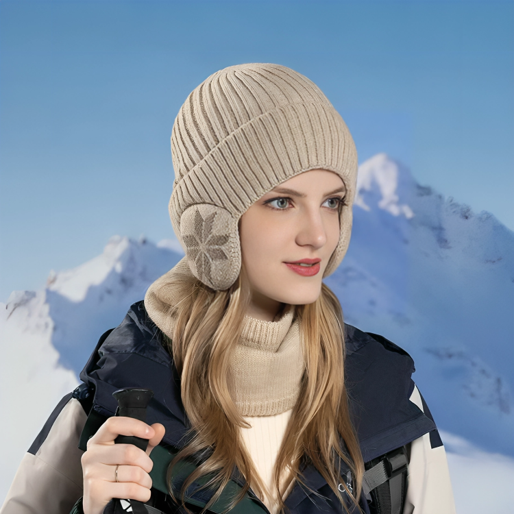 TILLFĂLLIGT 50% RABATT | WinterShieldâą | Vintermössa och halsduk-set