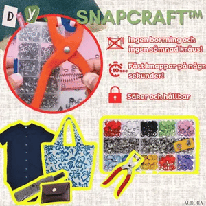 SnapCraft⹠| KnÀpp och sÀkra knappar pÄ nÄgra sekunder! - Aurora Stockholm