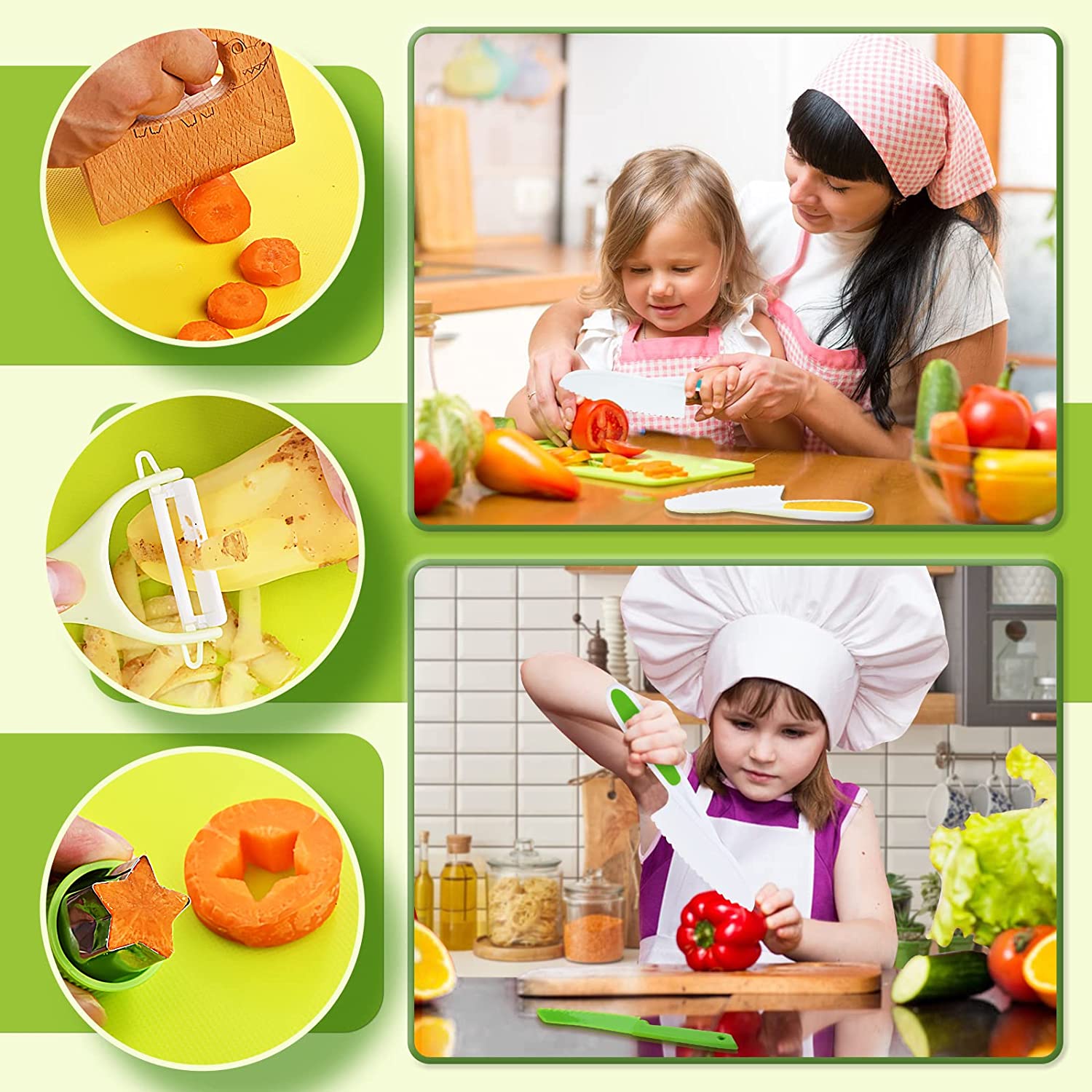 LittleCooks⹠| Montessori-köksredskap för barn