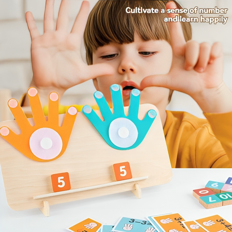 TILLFÄLLIGT 50% RABATT | MathPals™ | Montessori fingerräkningsbräda