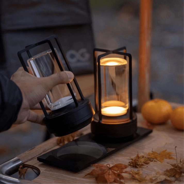 1+1 GRATIS | CrystalAura⹠| Lysande TrÄdlös Bordslampa - Aurora Stockholm