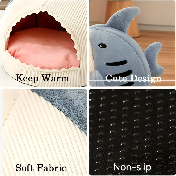 TILLFĂLLIGT 50% RABATT | SharkSnugâą | Gör ditt husdjurs tupplur till en lugnande tillflyktsort!