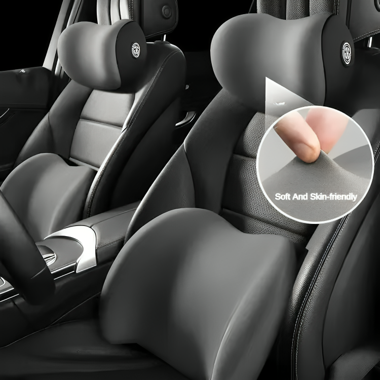 ComfyRide⹠| Bilhuvudstöd och kudde för lÀndryggsstöd