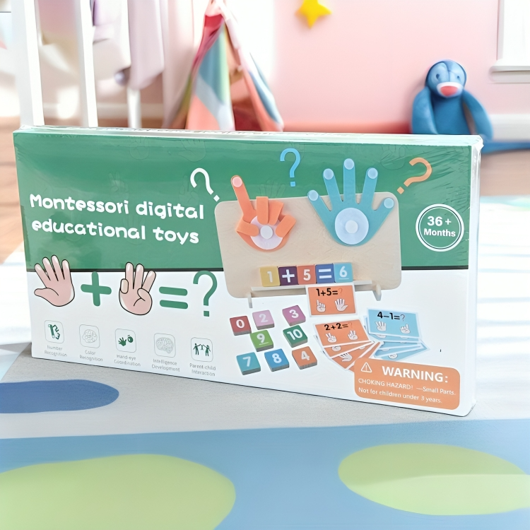 TILLFÄLLIGT 50% RABATT | MathPals™ | Montessori fingerräkningsbräda