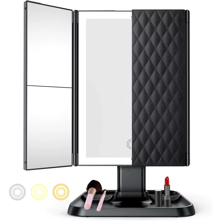LuxeMirror⹠| Trippel fÀllbar sminkspegel