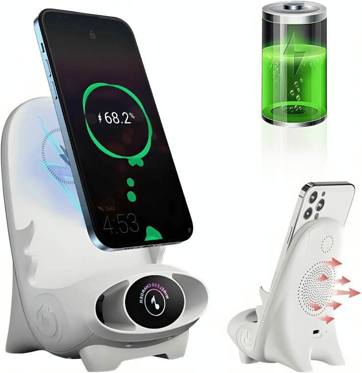 1 + 1 GRATIS IDAG | ChairPod⹠| 3 i 1 trÄdlös laddare - Aurora Stockholm