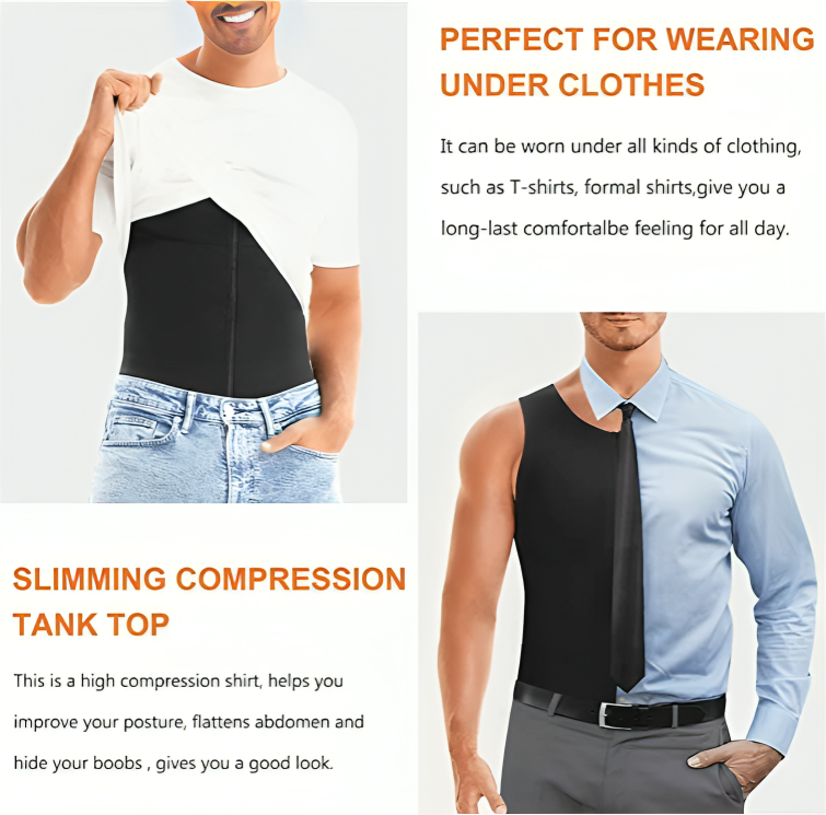 ShapeMax™ | Kompressionsväst för män