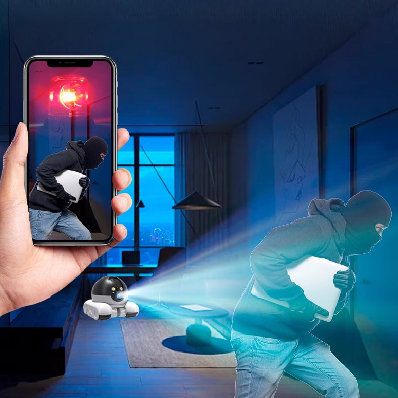 TILLFĂLLIGT 50% RABATT | RoboWatchâą | Vem behöver en vakthund nĂ€r man har en robotspion!