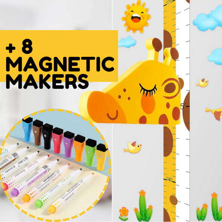 GrowthTales⹠| Magnetisk giraff-tillvÀxtdiagram för barn