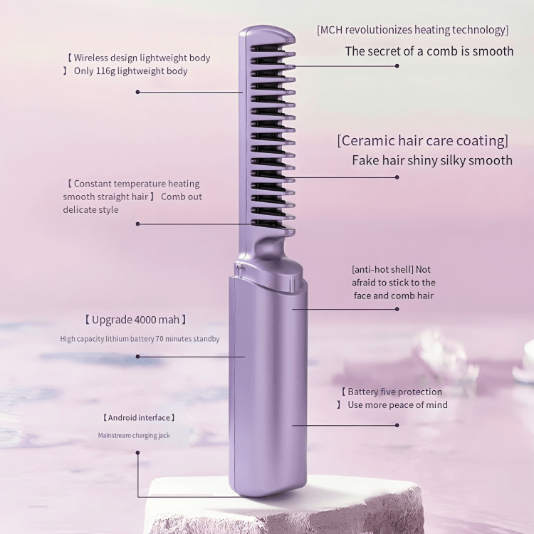 1 + 1 GRATIS IDAG | GlamComb⹠| Borste för hÄrglÀttare - Aurora Stockholm