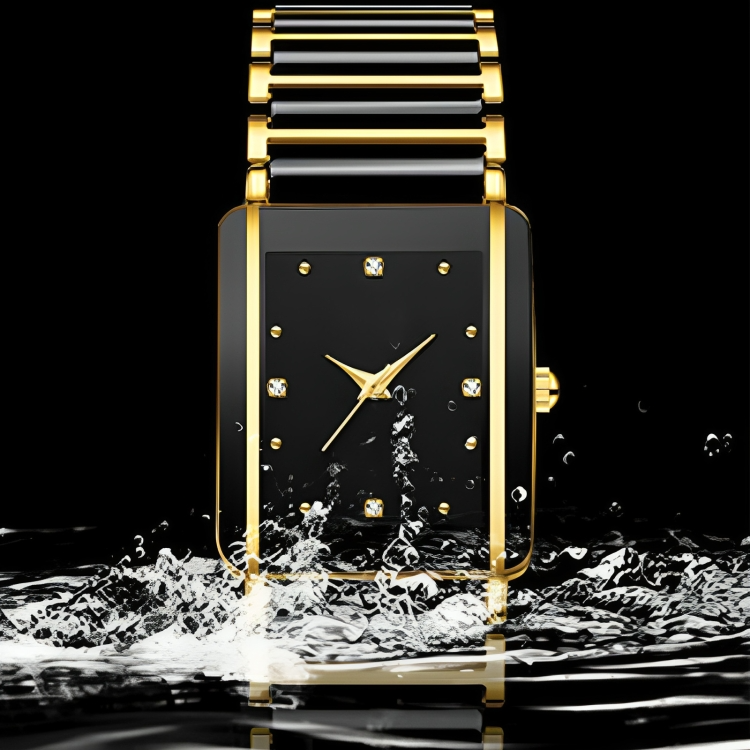 ChronoLuxâą | Lyxigt fyrkantigt armbandsur