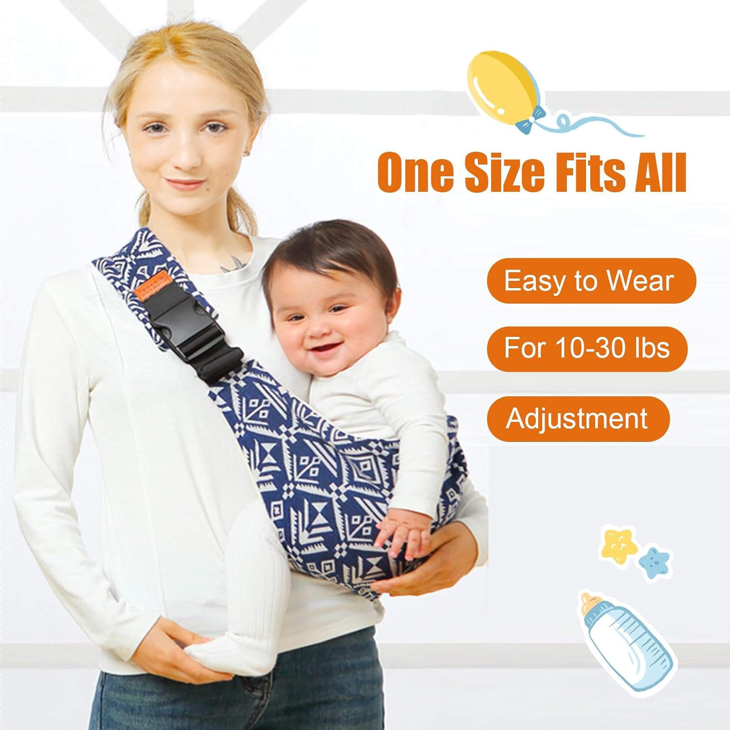 TILLFĂLLIGT 50% RABATT | SnuggleSlingâą | BĂ€rbar bĂ€rsele för smĂ„barn
