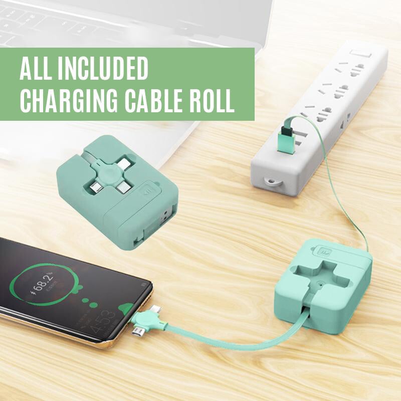 ChargeHubâą | 3-i-1 USB-snabbladdningskabel
