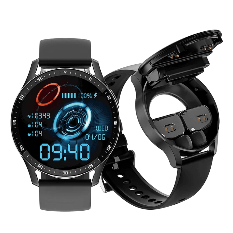 TILLFĂLLIGT 50% RABATT | WatchBeatsâą | Smartwatch med Hörlurar - Aurora Stockholm