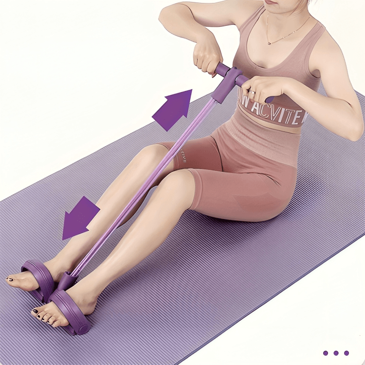 TILLFĂLLIGT 50% RABATT | FlexiBandâą | TrĂ€ningspedal med dragmotstĂ„ndsband - Aurora Stockholm