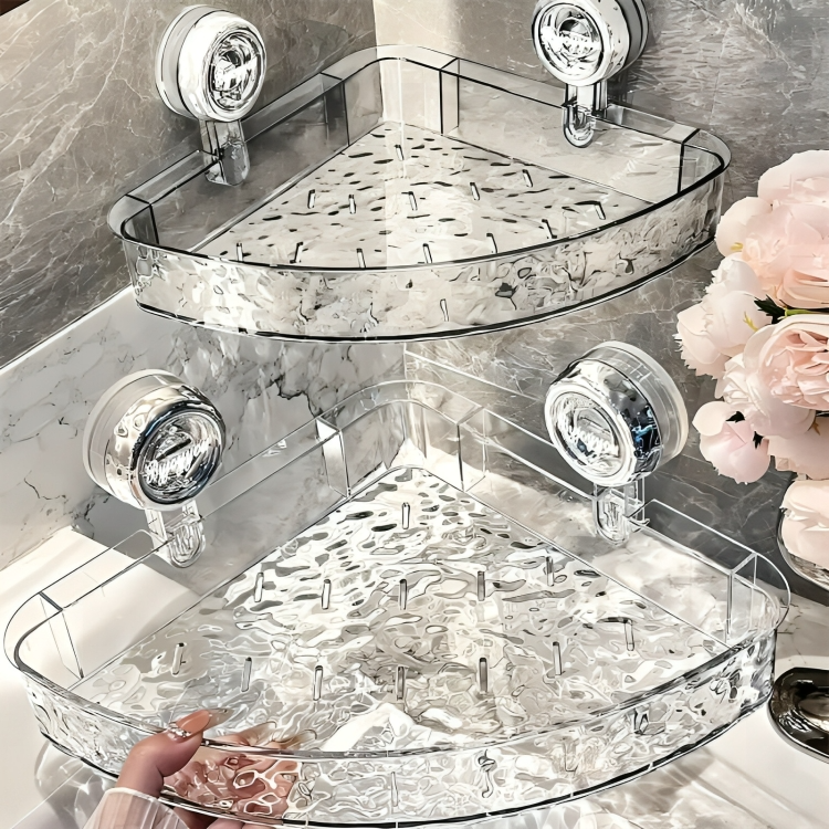 LuxeShelf⹠| Lyxig duschorganisatör med sugkopp