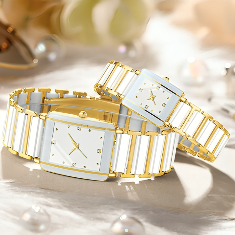 ChronoLuxâą | Lyxigt fyrkantigt armbandsur