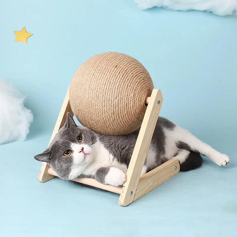 TILLFĂLLIGT 50% RABATT | WhirlScratchâą | UnderhĂ„llning och klotrimning för din katt i en och samma leksak!