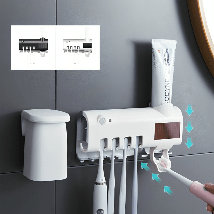 1 + 1 GRATIS IDAG | GermShield⹠| Smart UV-tandborsthÄllare - Aurora Stockholm