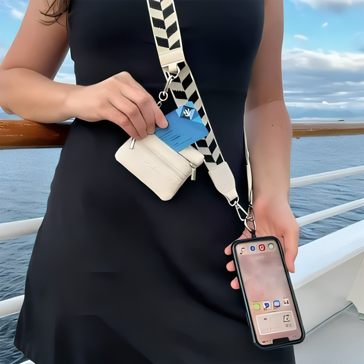 ZipStrap⹠| Multifunktionell mobilrem med plÄnbok