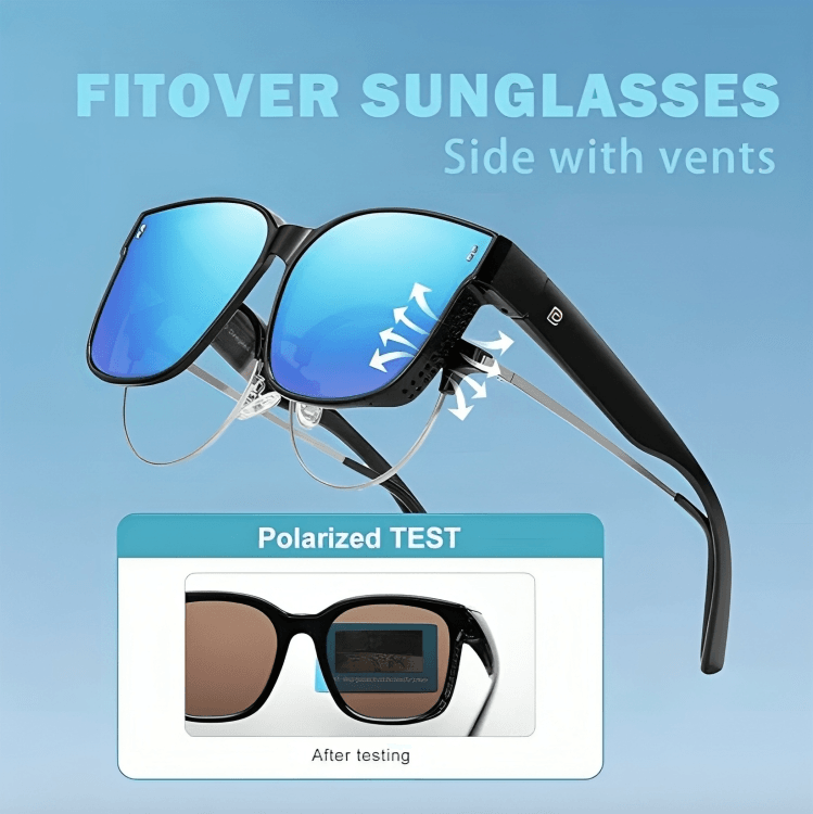 1 + 1 GRATIS IDAG | OverShades⹠| Polariserade fit-over-solglasögon - Aurora Stockholm