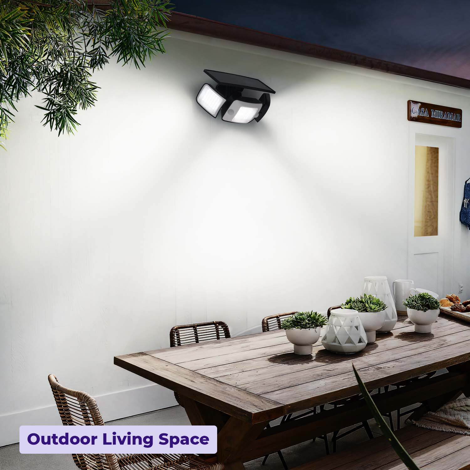 SolarBrightâą | Solar LED utomhusbelysning