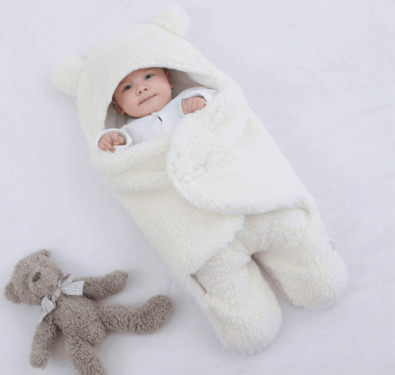 TILLFĂLLIGT 50% RABATT | CozyCocoonâą | Mysig sovsĂ€ck för bebis swaddle filt
