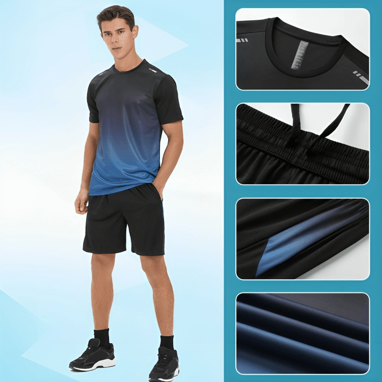 QuickFit⹠| Snabbtorkande SportdrÀkt För MÀn - Aurora Stockholm