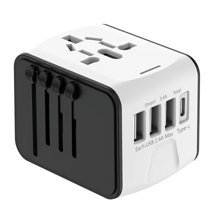 GlobalChargeâą | Multifunktionell reseadapter omvandlare