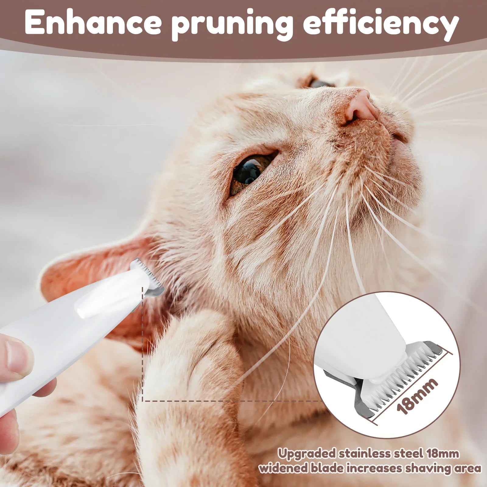 1 + 1 GRATIS IDAG | TidyPaws⹠| LED HÄrklippare för husdjur