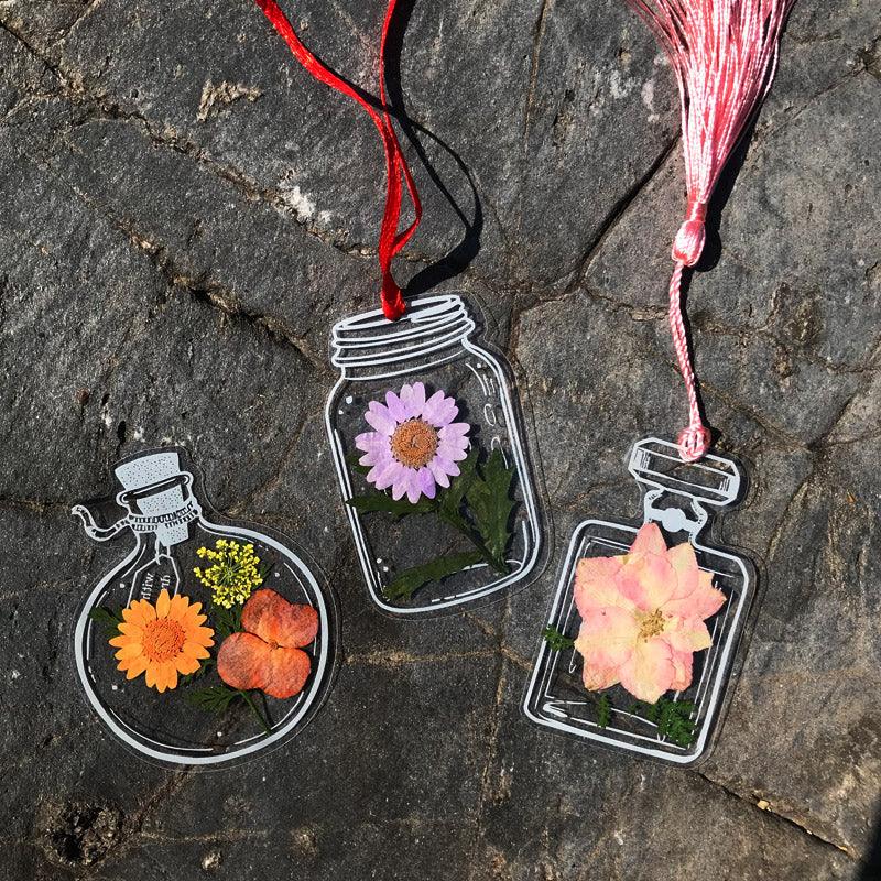 1 + 1 GRATIS | BloomMarks⹠| BokmÀrke Med Naturliga Blommor - Aurora Stockholm