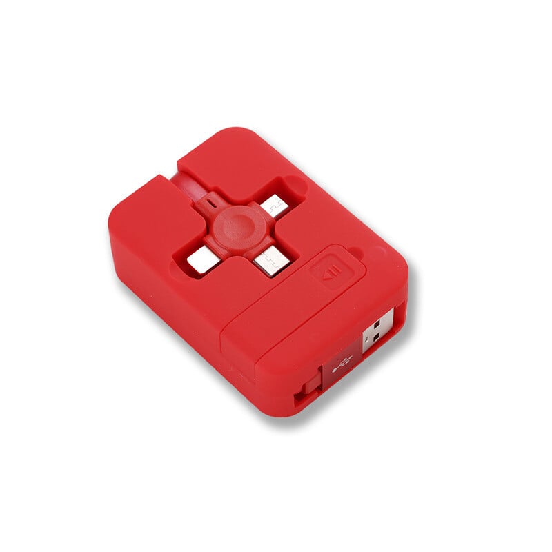 ChargeHubâą | 3-i-1 USB-snabbladdningskabel
