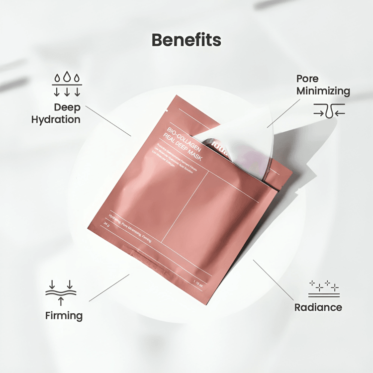TILLFĂLLIGT 50% RABATT | HydraGlowâą | Bio kollagen ansiktsmask - Aurora Stockholm