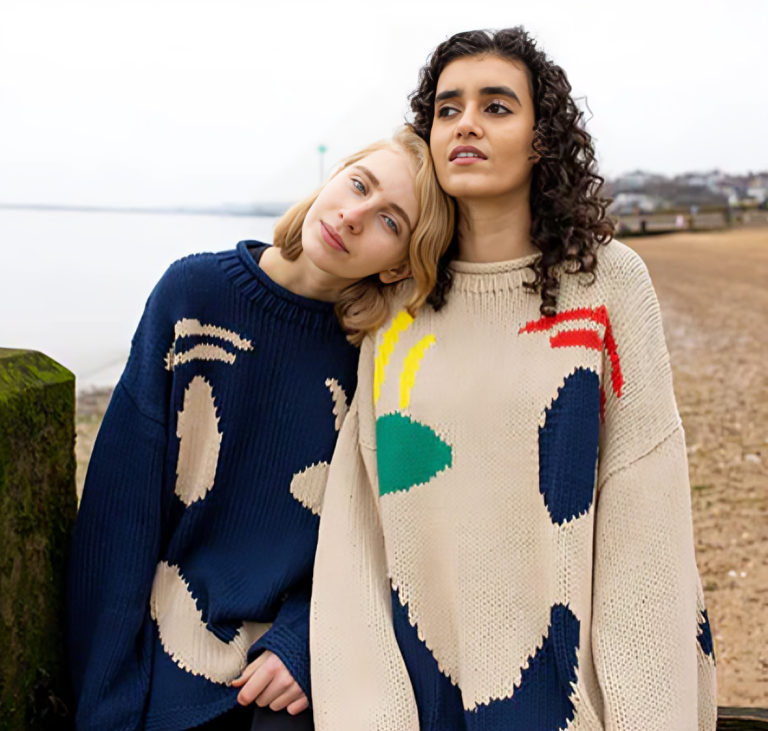 CozyJoy⹠| Gladlynt smiley överdimensionerad tröja