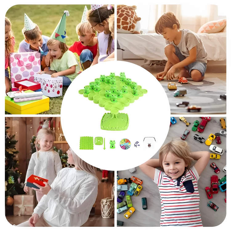 TILLFĂLLIGT 50% RABATT | FrogStackâą | Bygg, balansera och strategisera - allt i ett och samma spel!