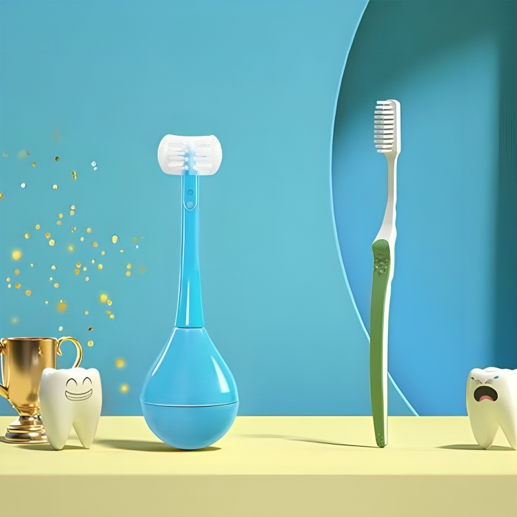 BrushWiz⹠| 3-sidig tandborste för barn