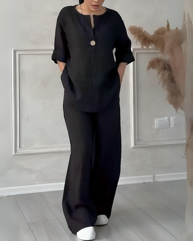 Yara⹠| Elegant linneset för kvinnor
