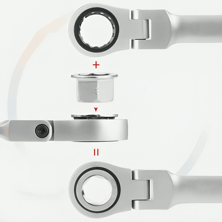 FlexiWrench⹠| SpÀrrnyckelsats Med 15 Delar - Aurora Stockholm