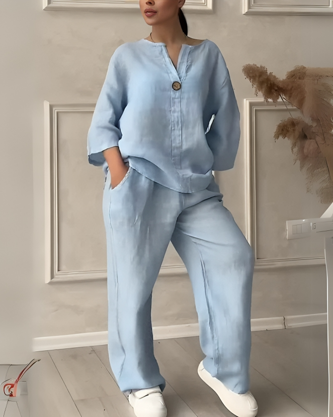 Yara⹠| Elegant linneset för kvinnor