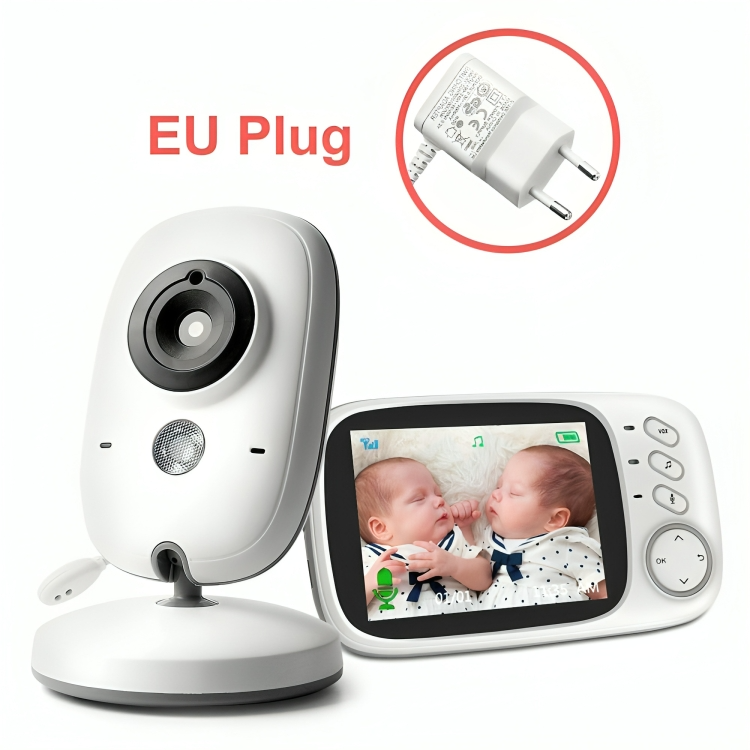 CradleView™ | Trådlös babymonitor med LCD-display och 2-vägs ljudsamtal