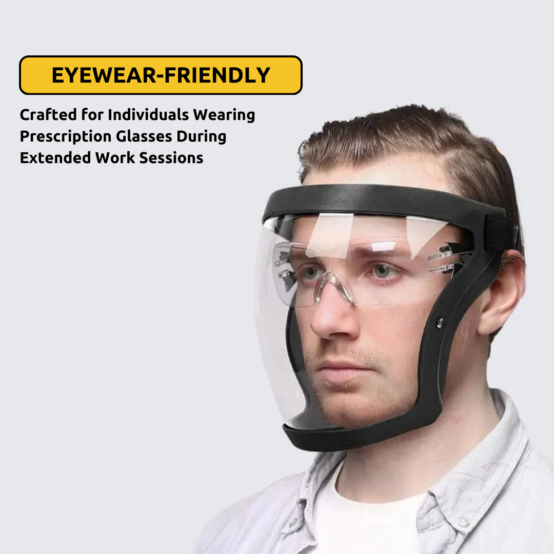 TILLFÄLLIGT 50% RABATT | VisionArmor™ | Anti-fog ansiktsskydd