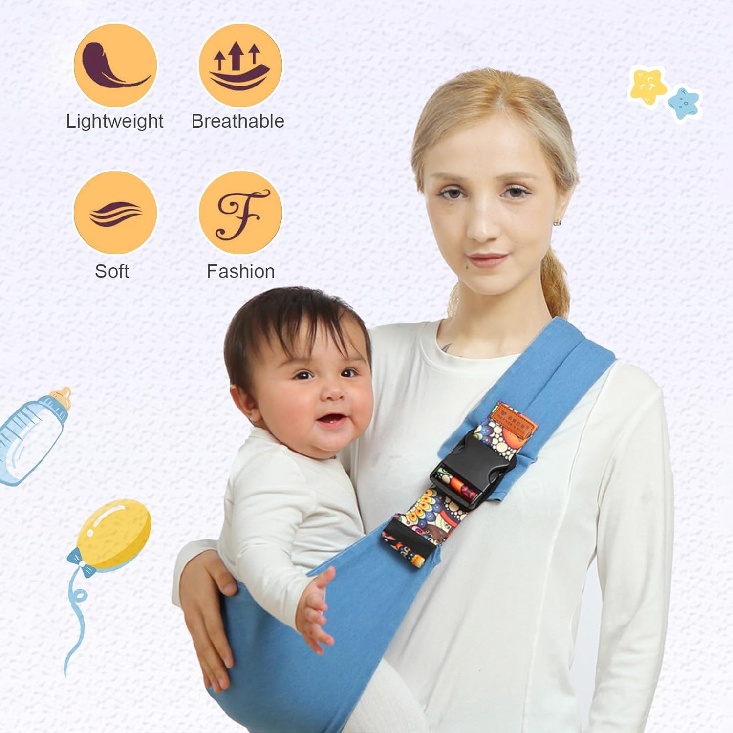 TILLFĂLLIGT 50% RABATT | SnuggleSlingâą | BĂ€rbar bĂ€rsele för smĂ„barn