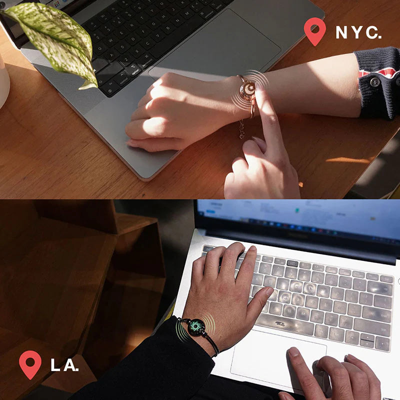 LovePulse⹠| Smarta touch-armband för lÄnga avstÄnd