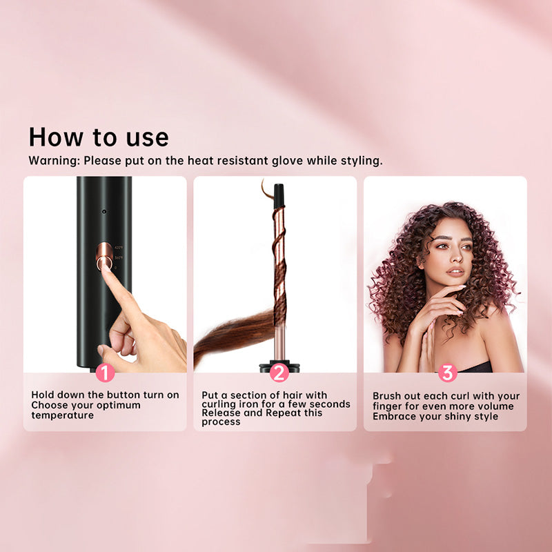 TILLFĂLLIGT 50% RABATT | GlamCurlâą | Underbara lockar som hĂ„ller sig mjuka hela dagen!
