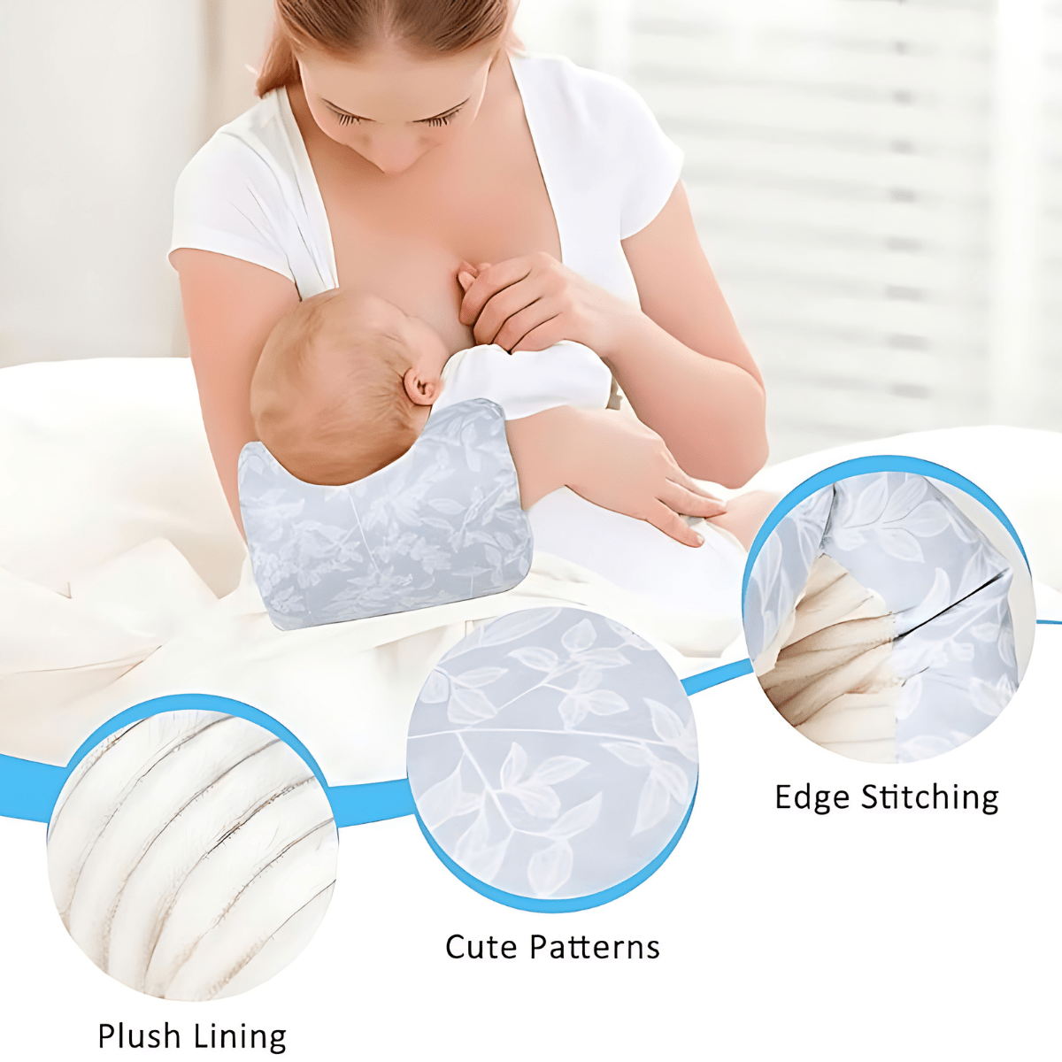 NurturePillow⹠| Amningskudde armstöd för spÀdbarn